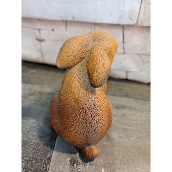 Global Art Harvey Knox brown bunny rabbit ceramic figure - Picture 6 of 6